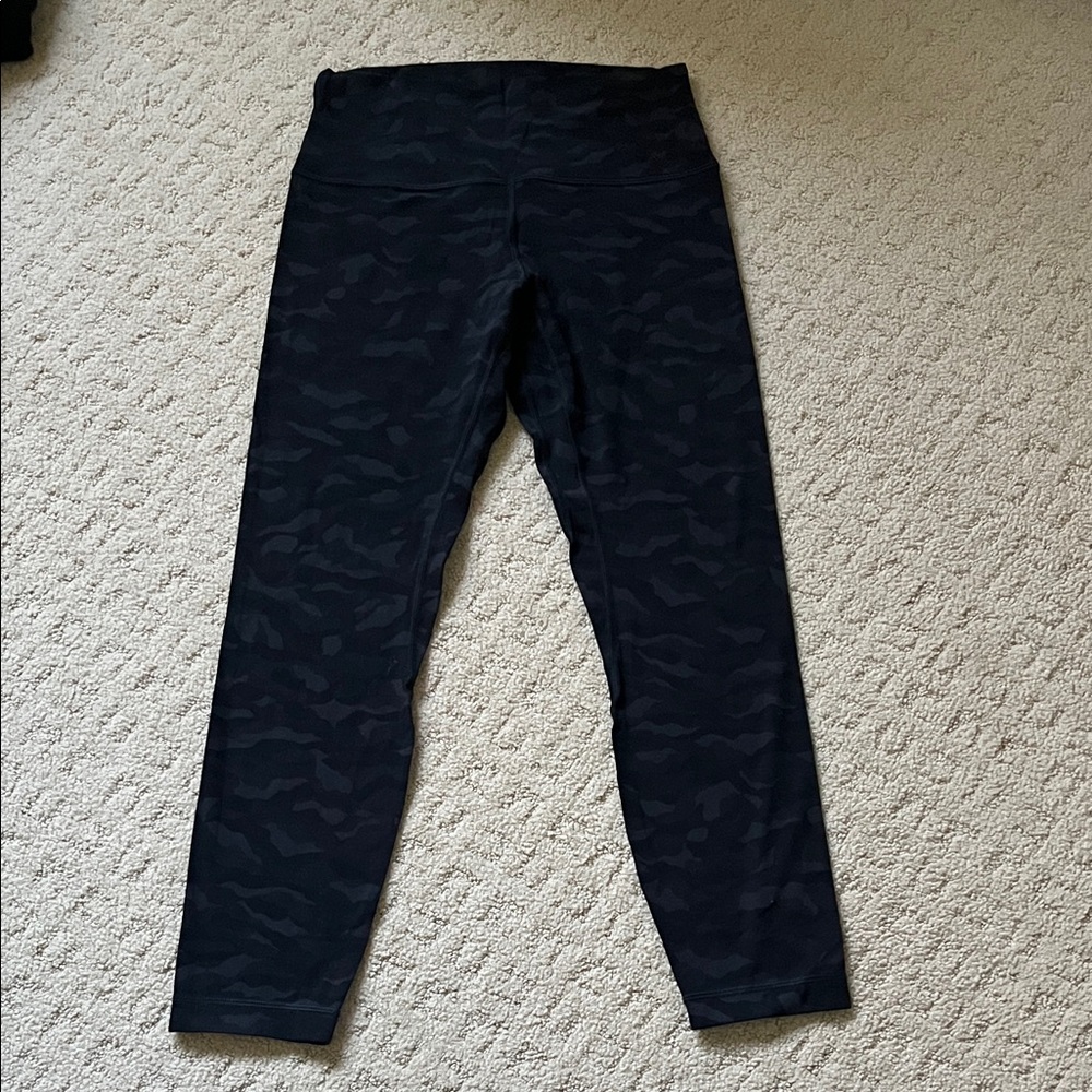 lululemon athletica Black Camo Leggings